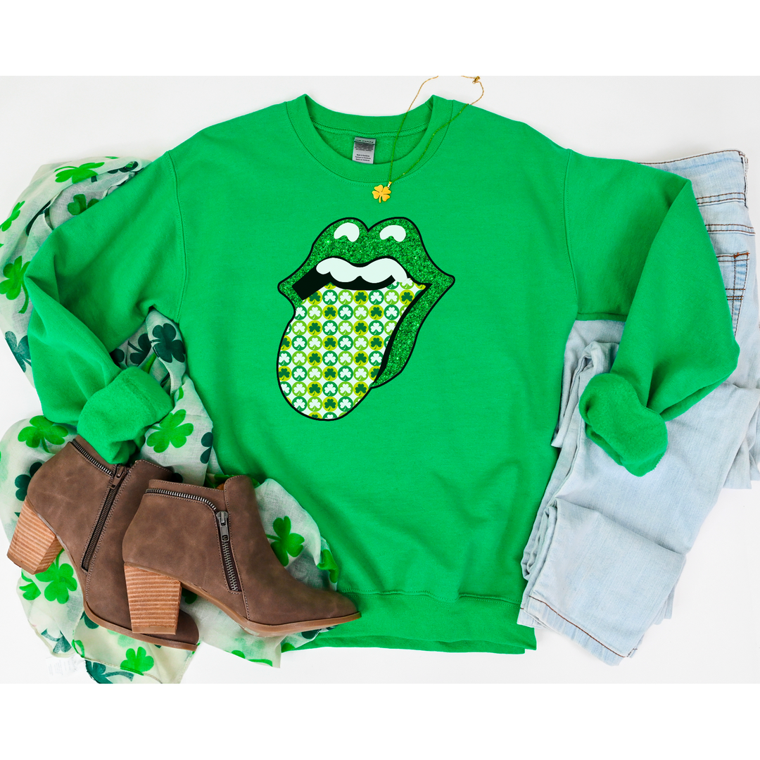 St Patrick’s Day Lips DTF Print