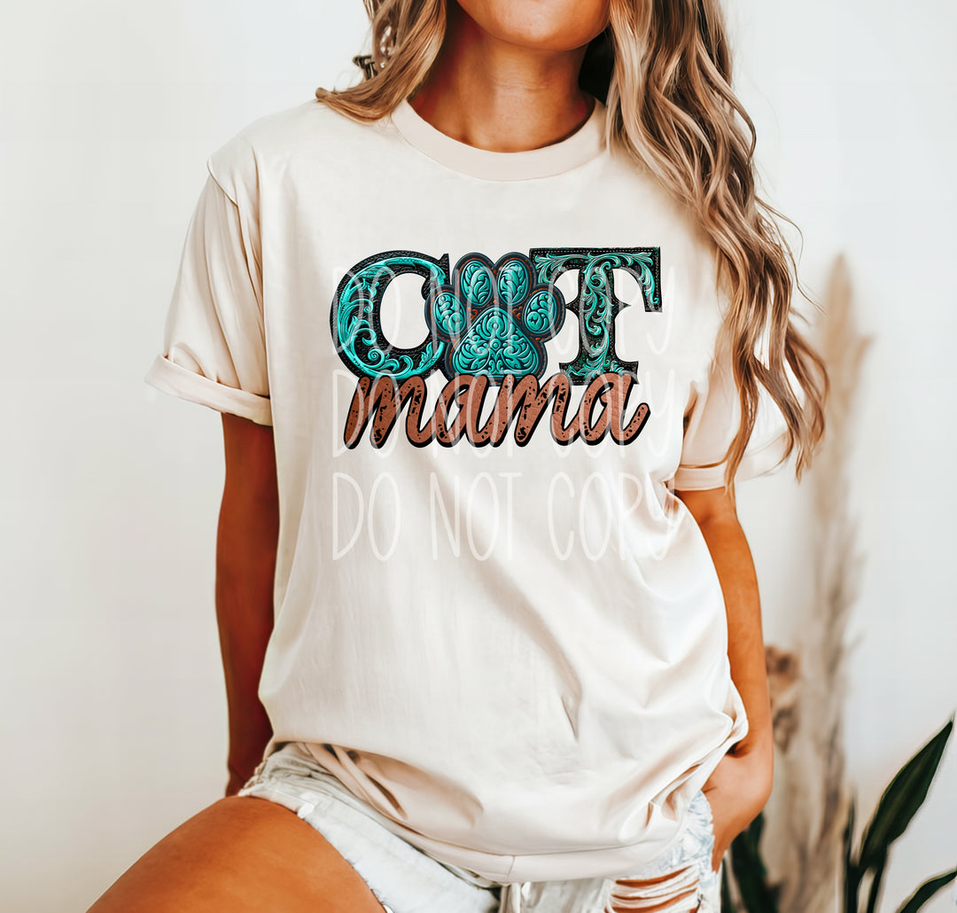 Cat Mama DTF Print