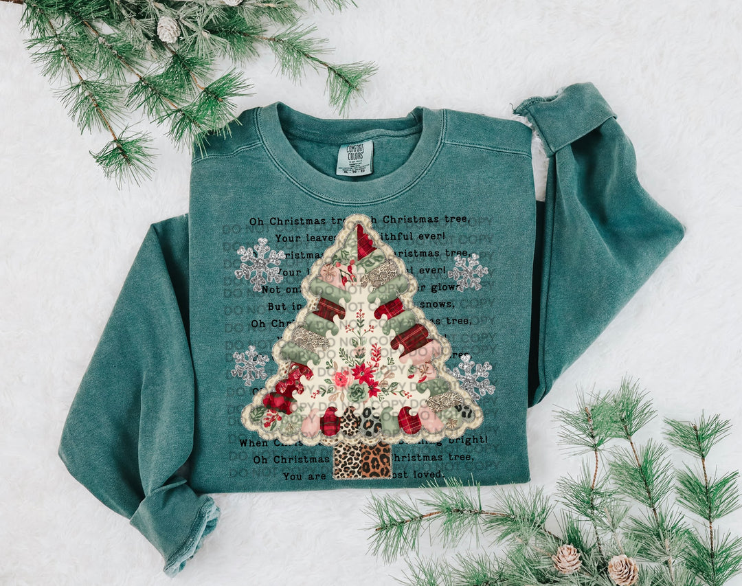 Oh Christmas Tree DTF Print