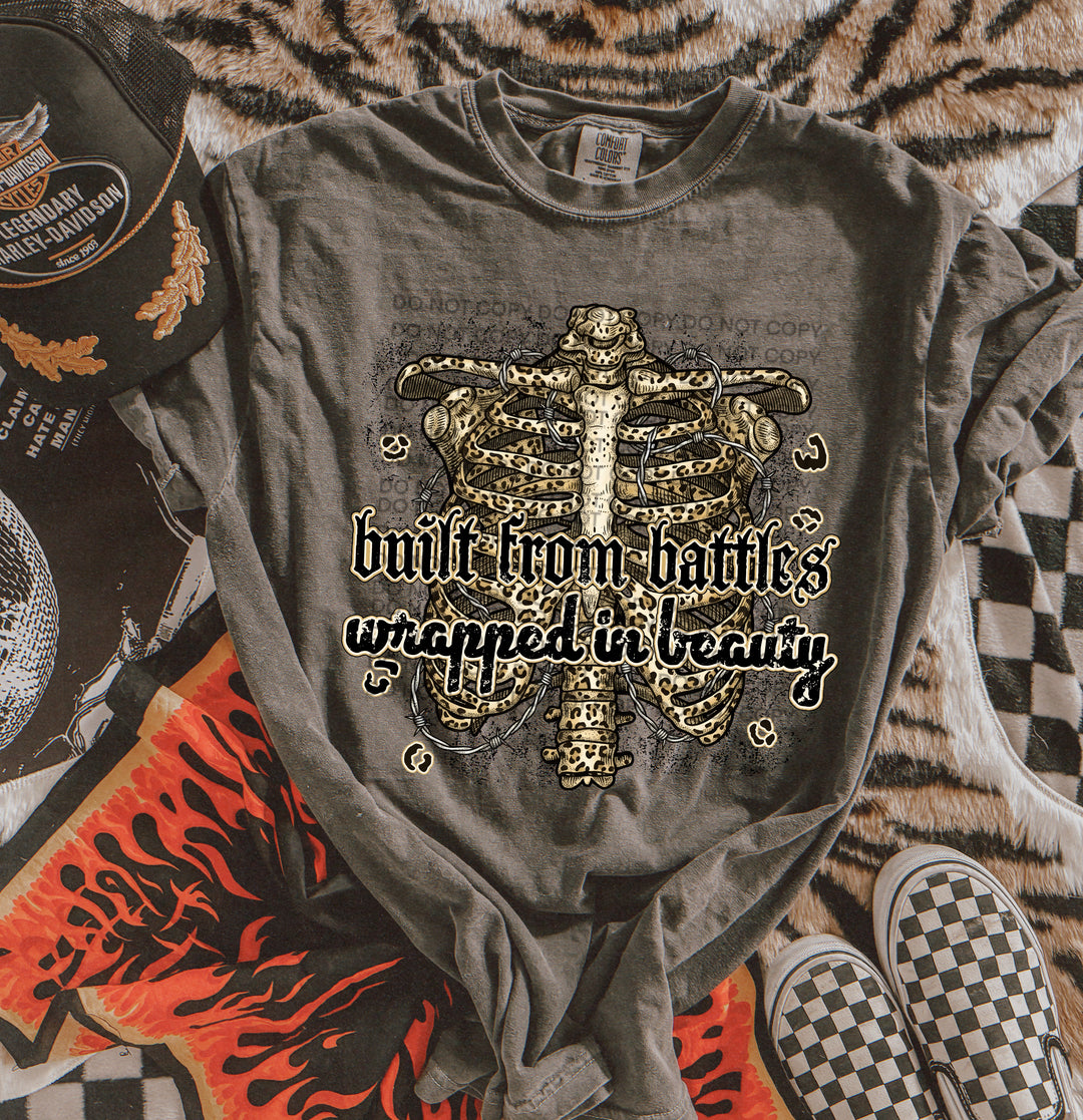 Built From Battles Wrapped In Beauty DTF Print