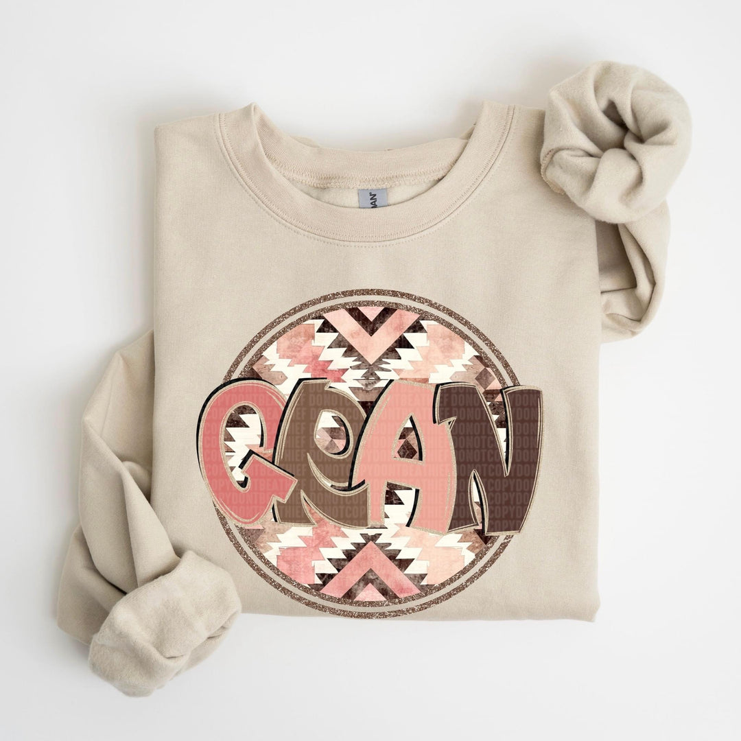 Pink And Brown Names DTF Print