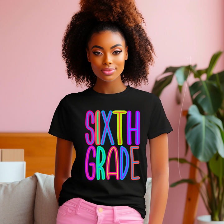 Back To School Brights DTF Print