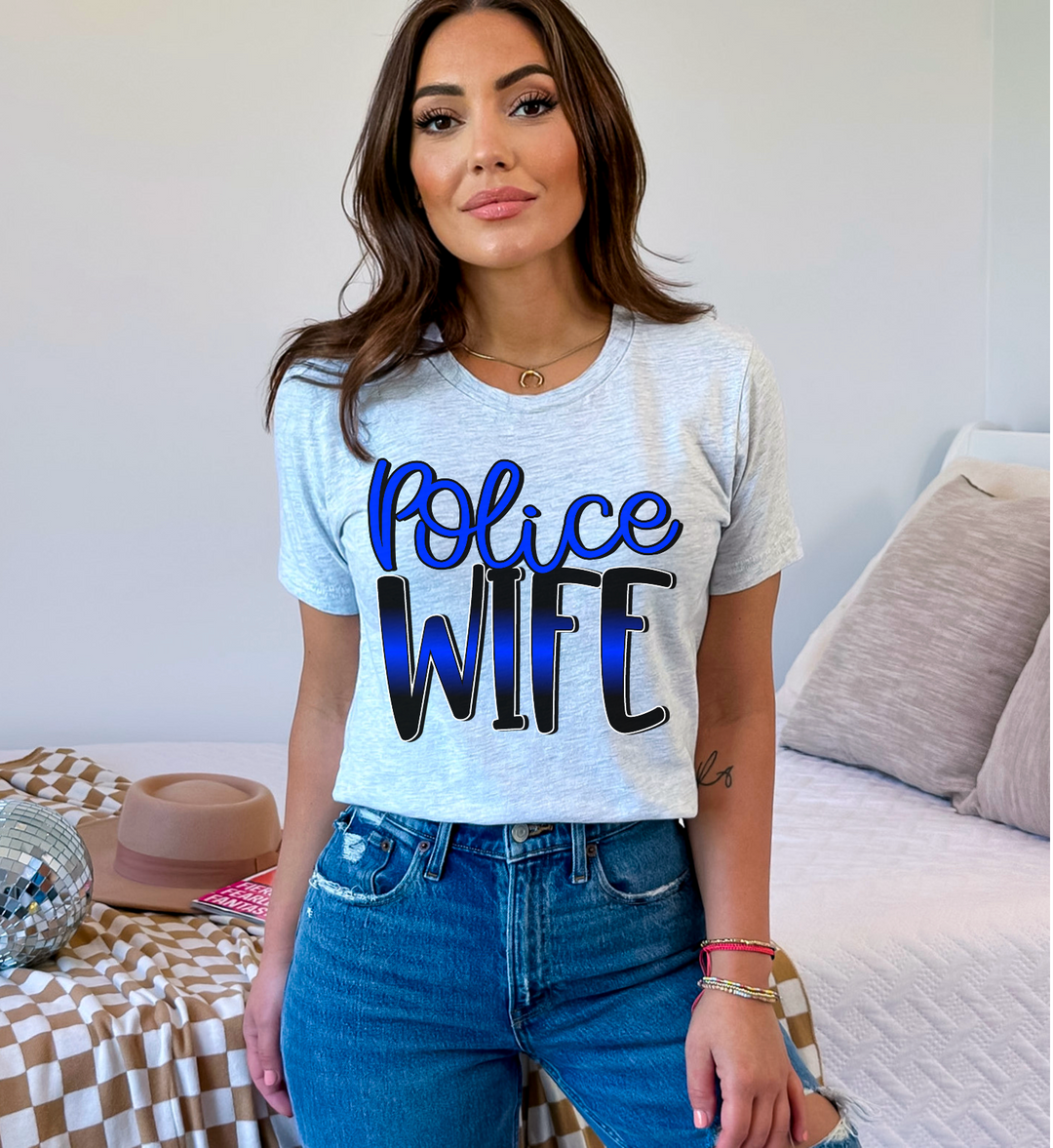 Police Wife DTF Print