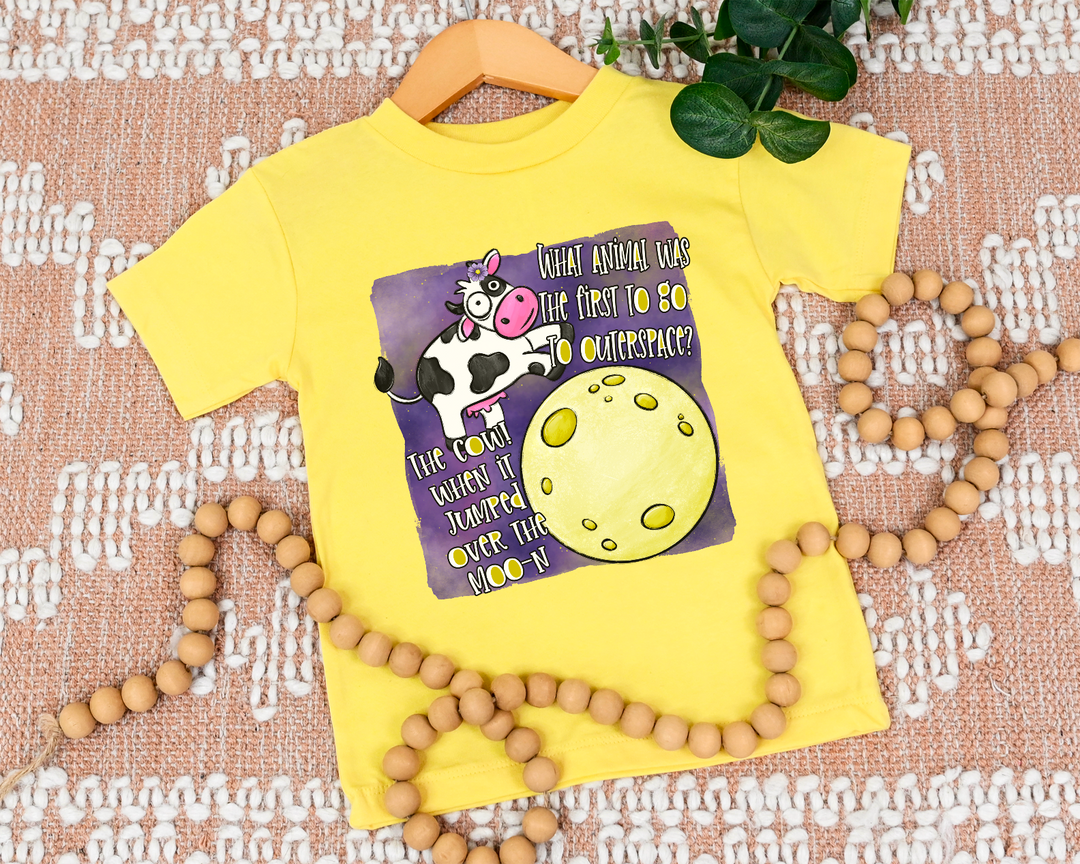 The Cow Jumped Over The Moon DTF Print