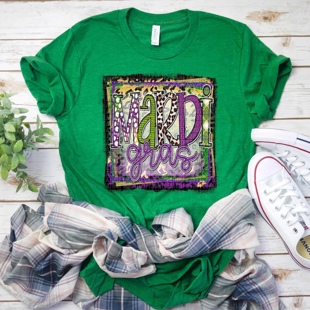 Mardi Gras DTF Print