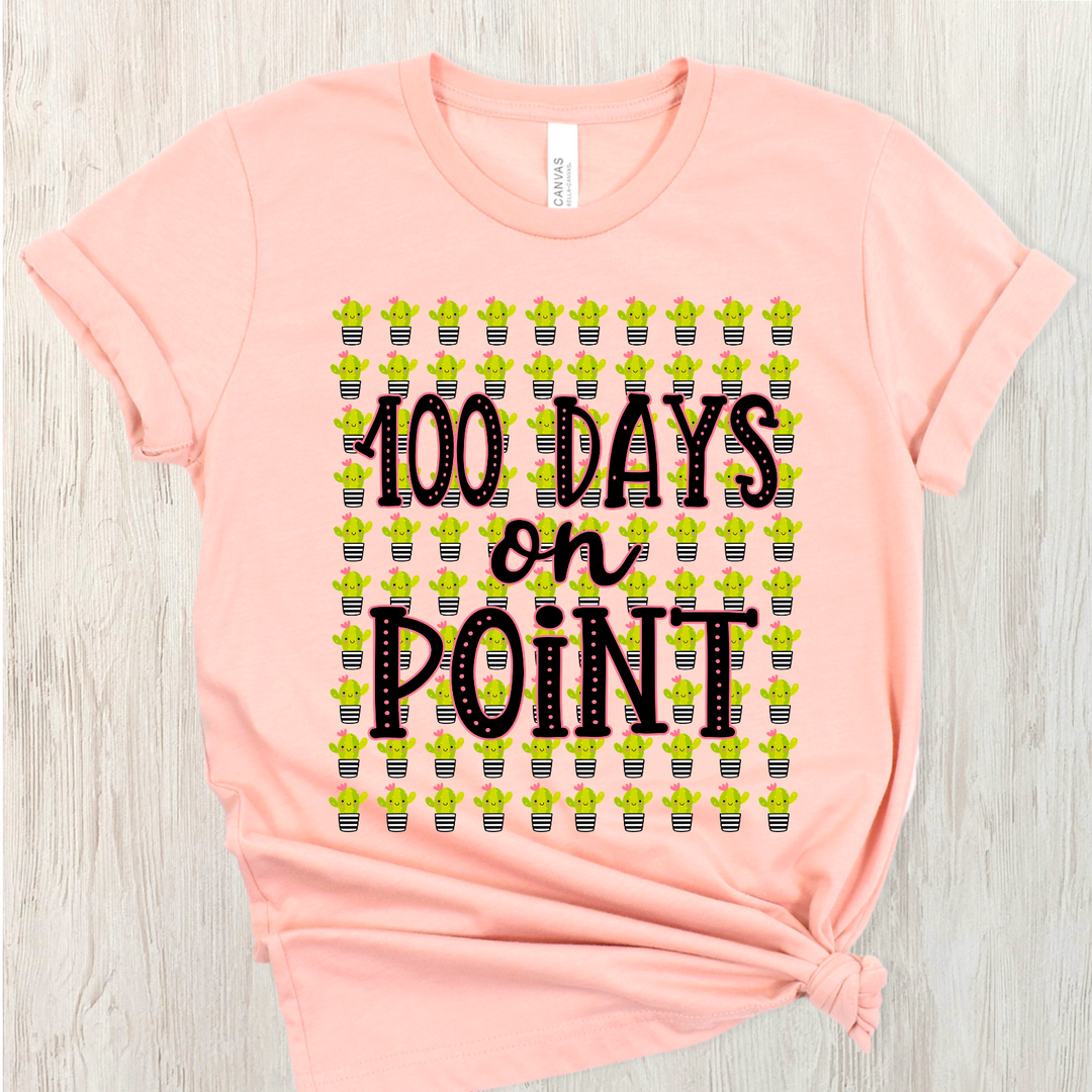 100 Days On Point DTF Print