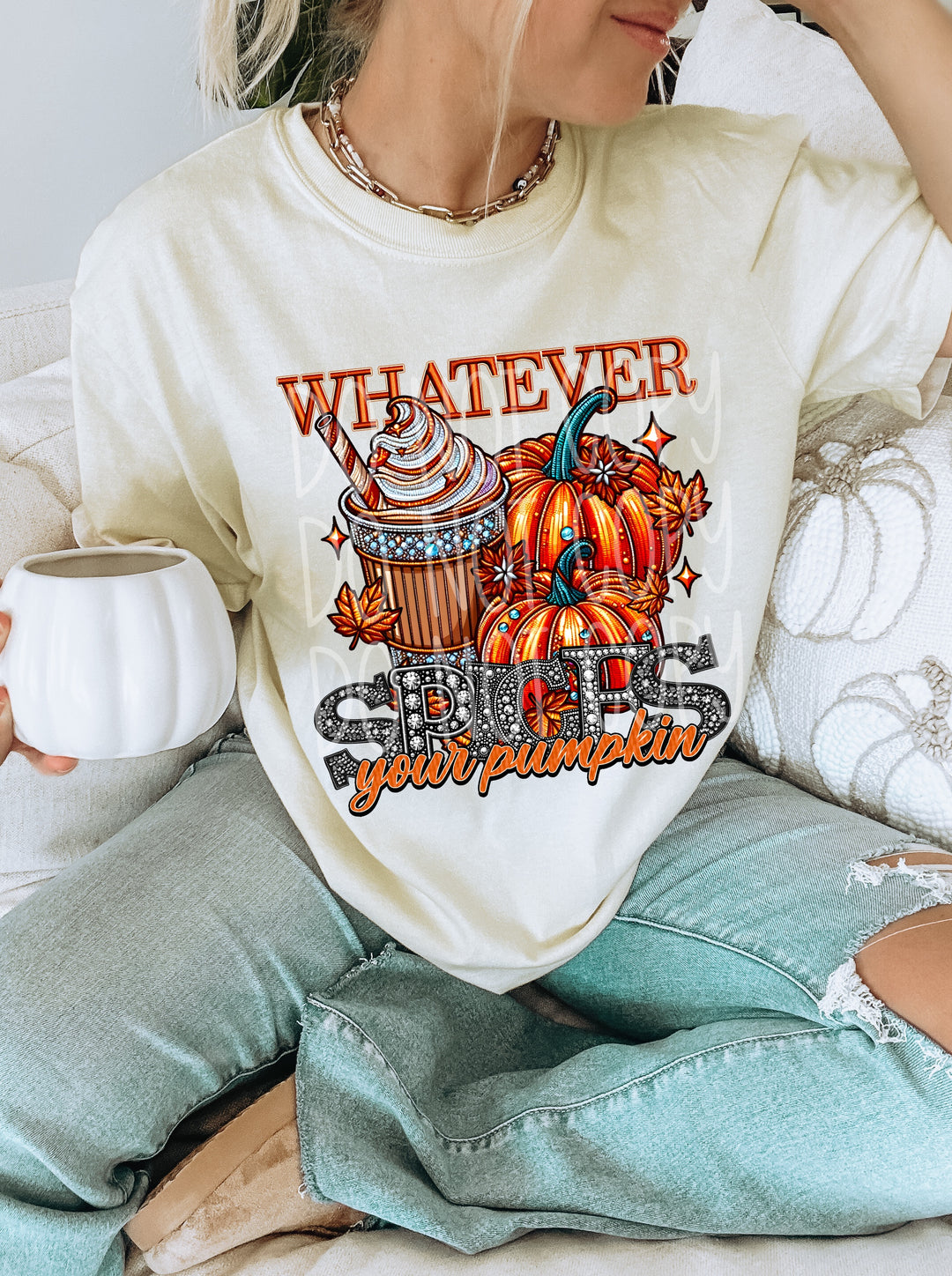 Whatever Spices Your Pumpkin DTF Print