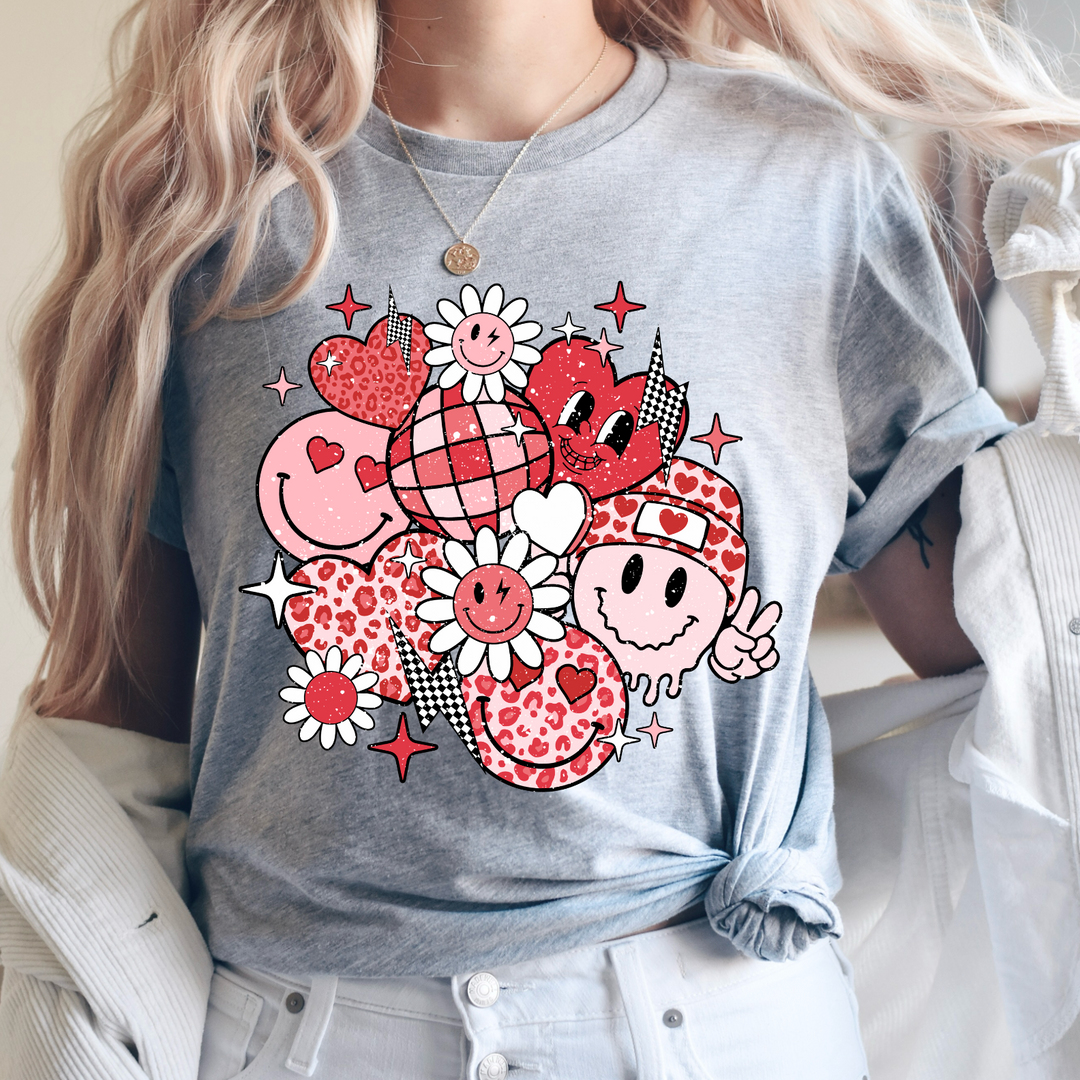 Groovy Valentines DTF Print