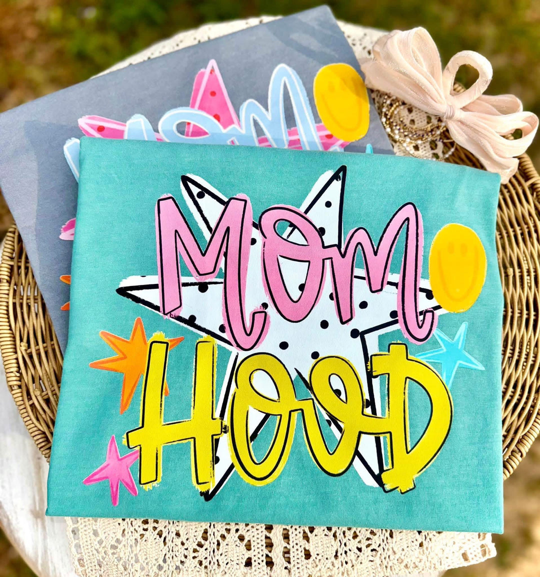 Mom Hood Printed Tee