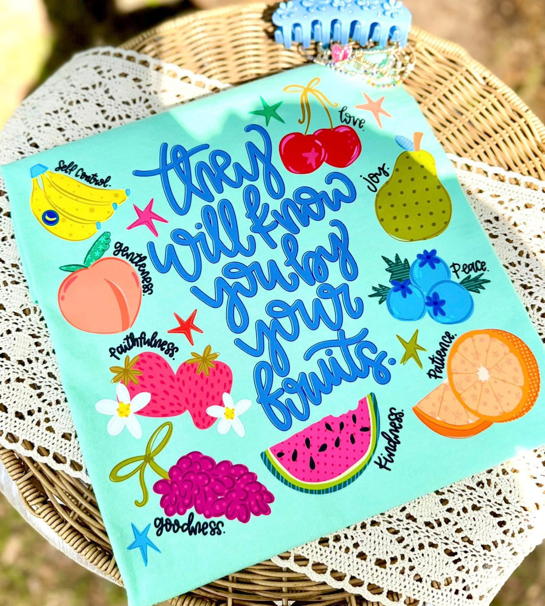 They Will Know You By Your Fruits Printed Tee