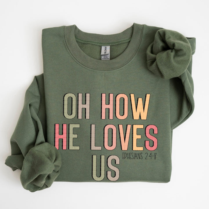 Oh How He Loves Us DTF Print