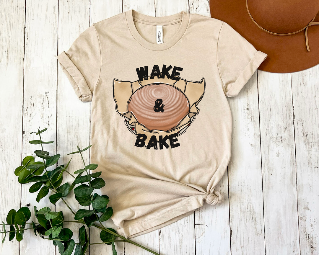 Bold Wake and Bake Sourdough Loaf DTF Print