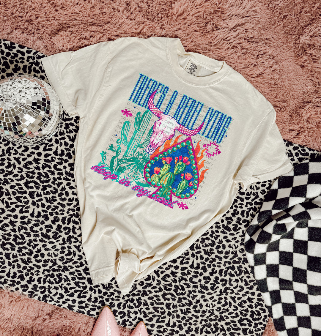 There’s A Rebel Living DTF Print