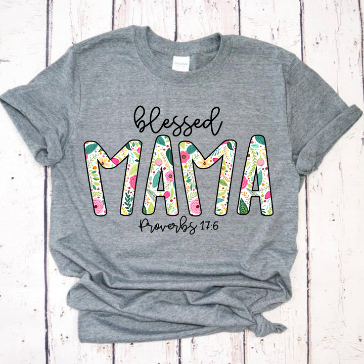 Blessed Mama DTF Print