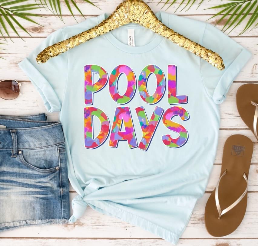 Colorful Summer Themed Days DTF Print