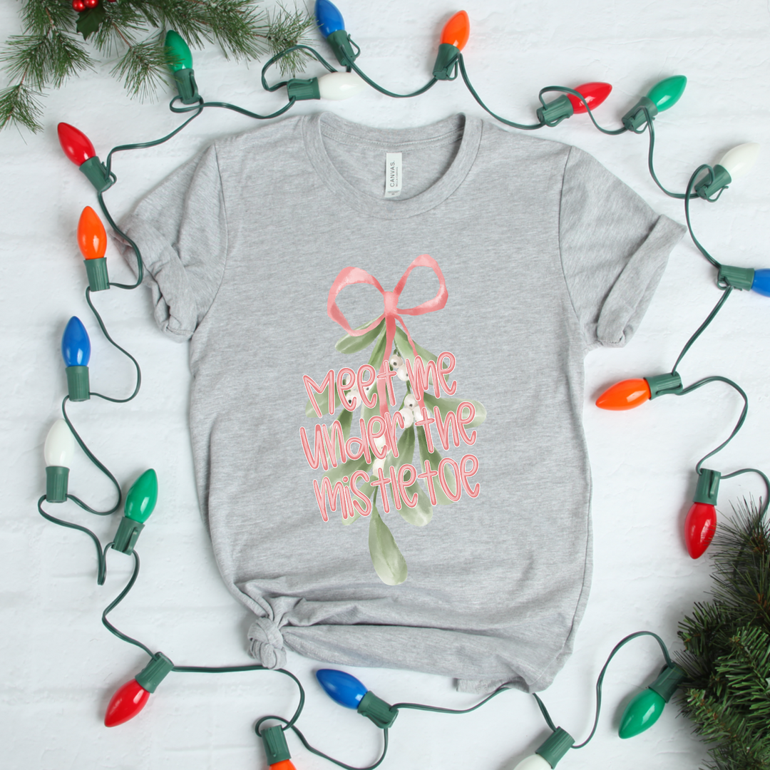 Meet Me Under The Mistletoe DTF Print