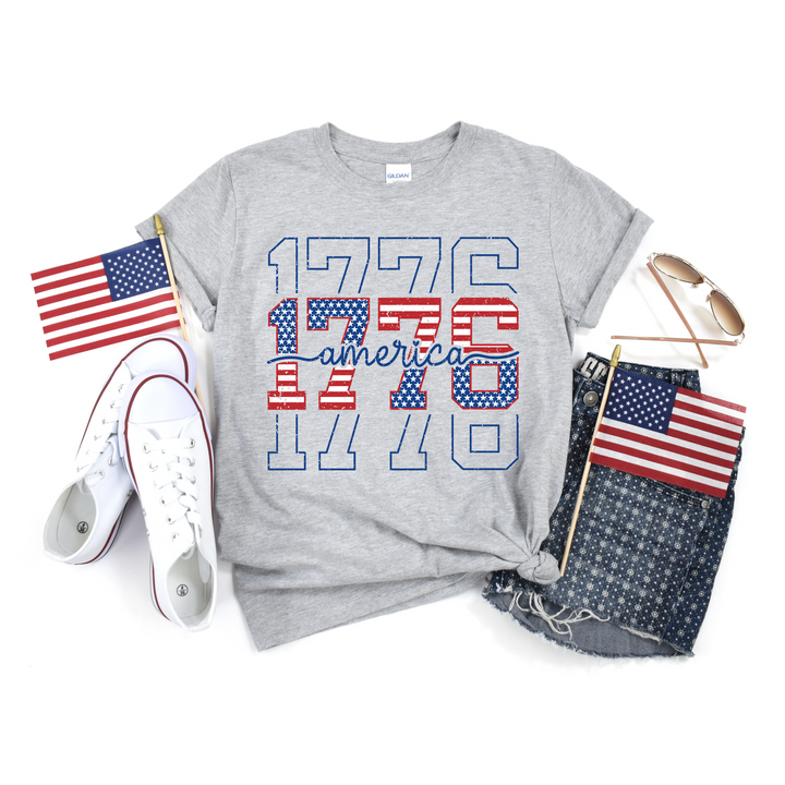 1776 America DTF Print