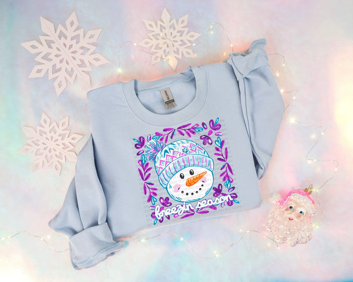 Snowman DTF Print