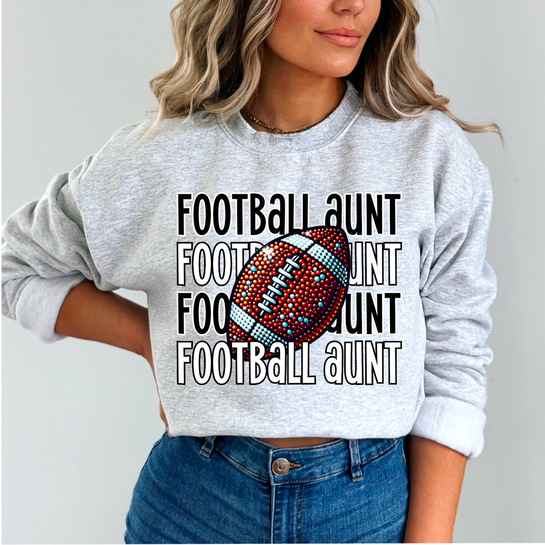 Bling Football Titles DTF Print