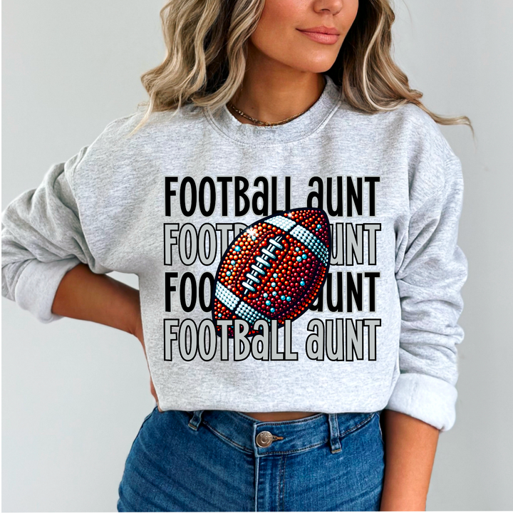 Bling Football Titles DTF Print