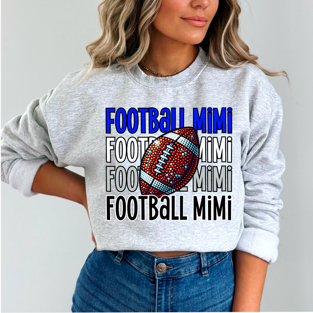 Bling Football Titles DTF Print