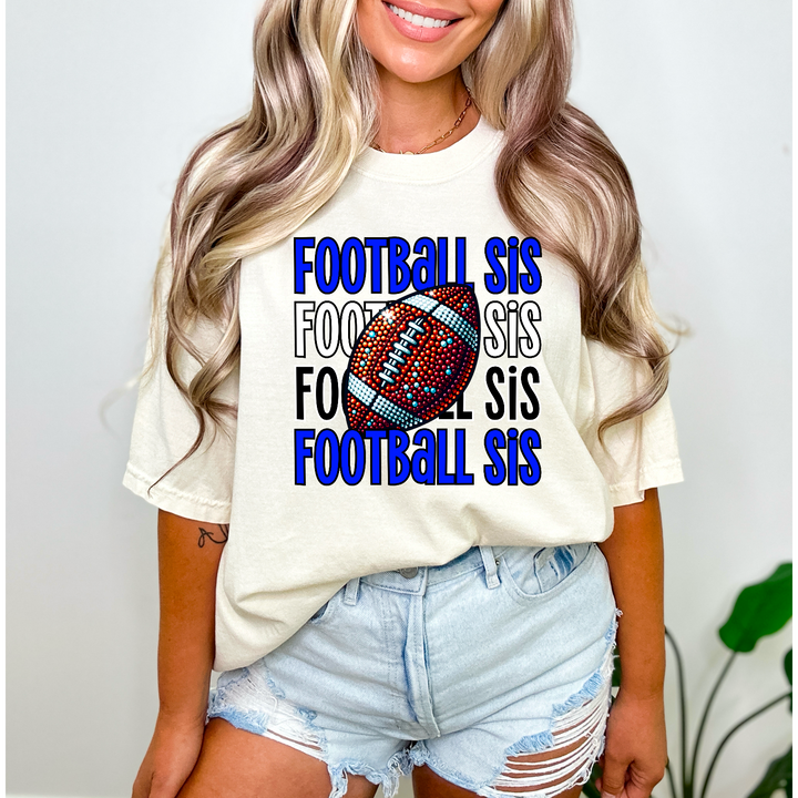 Bling Football Titles DTF Print