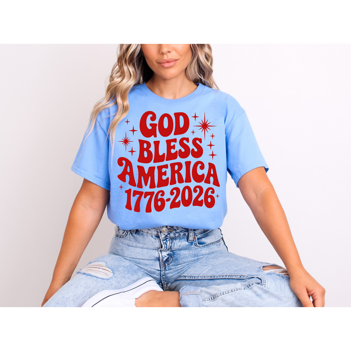 God Bless America DTF Print