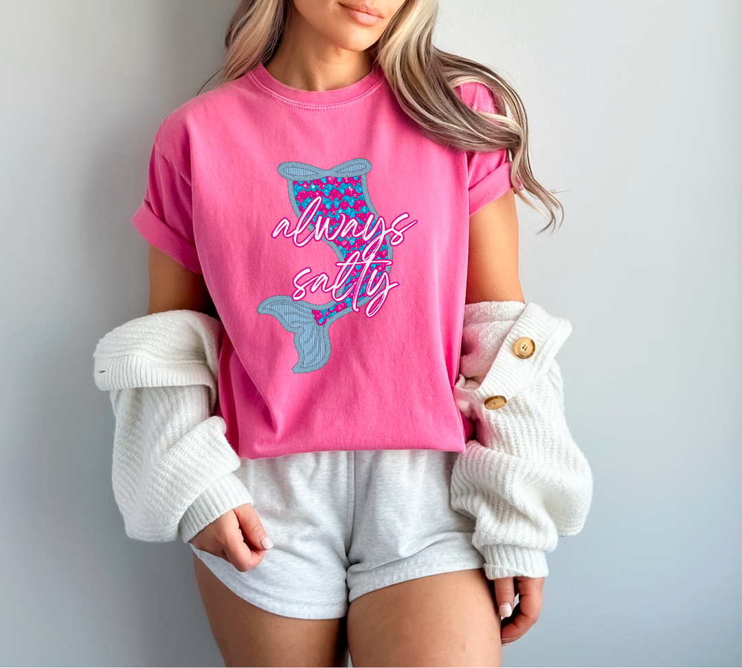 Always Salty Mermaid DTF Print