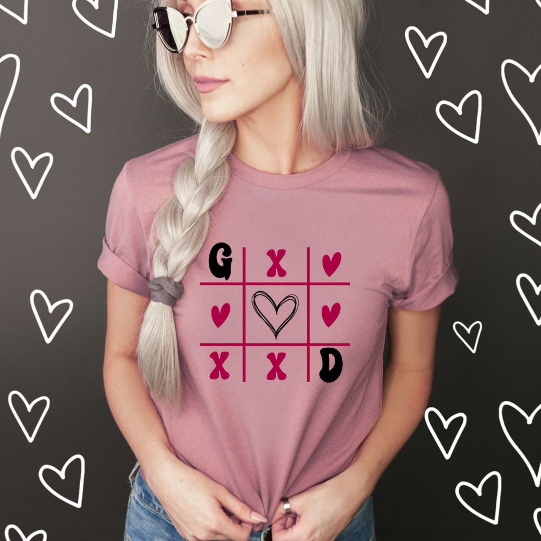 God Tic-Tac-Toe DTF Print