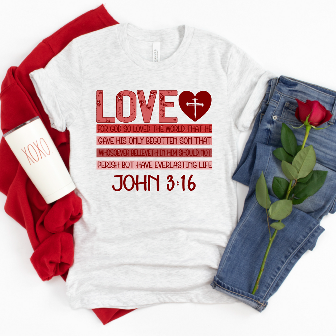 Love John 3:16 DTF Print