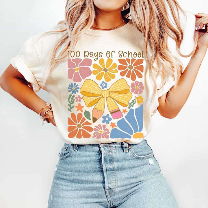 100 Days Of School DTF Print