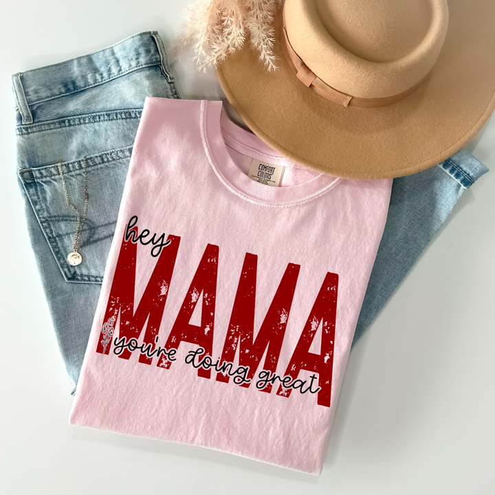 Hey Mama Floral DTF Print