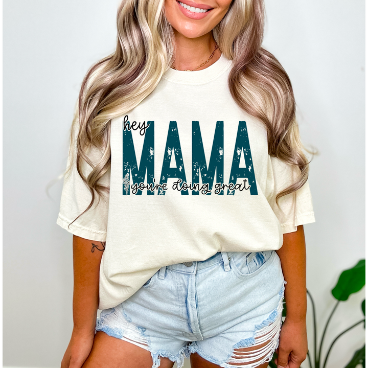 Hey Mama Floral DTF Print