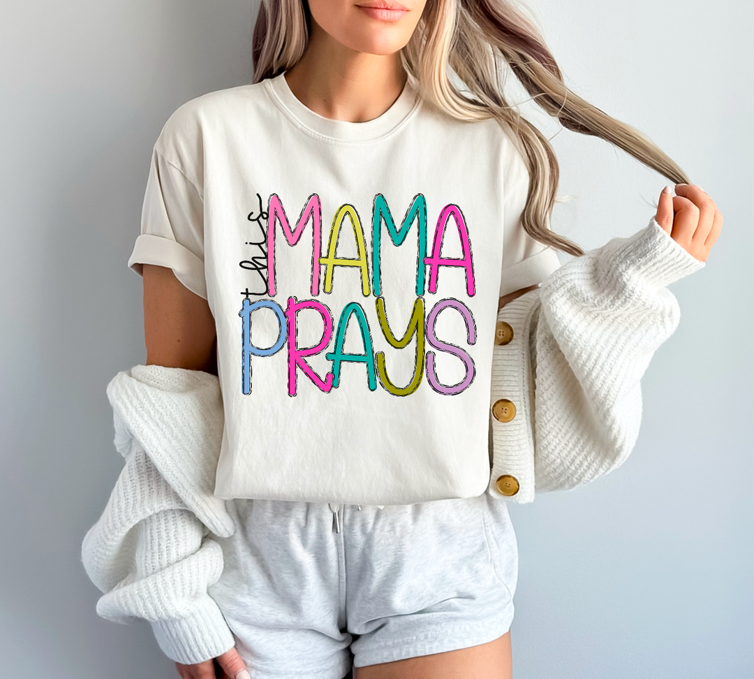 This Mama Prays DTF Print