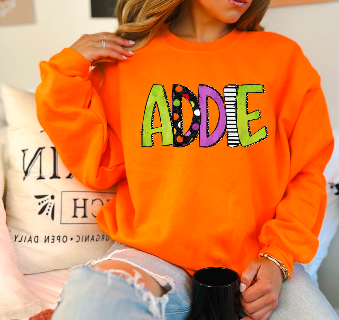 Addie Halloween DTF Print