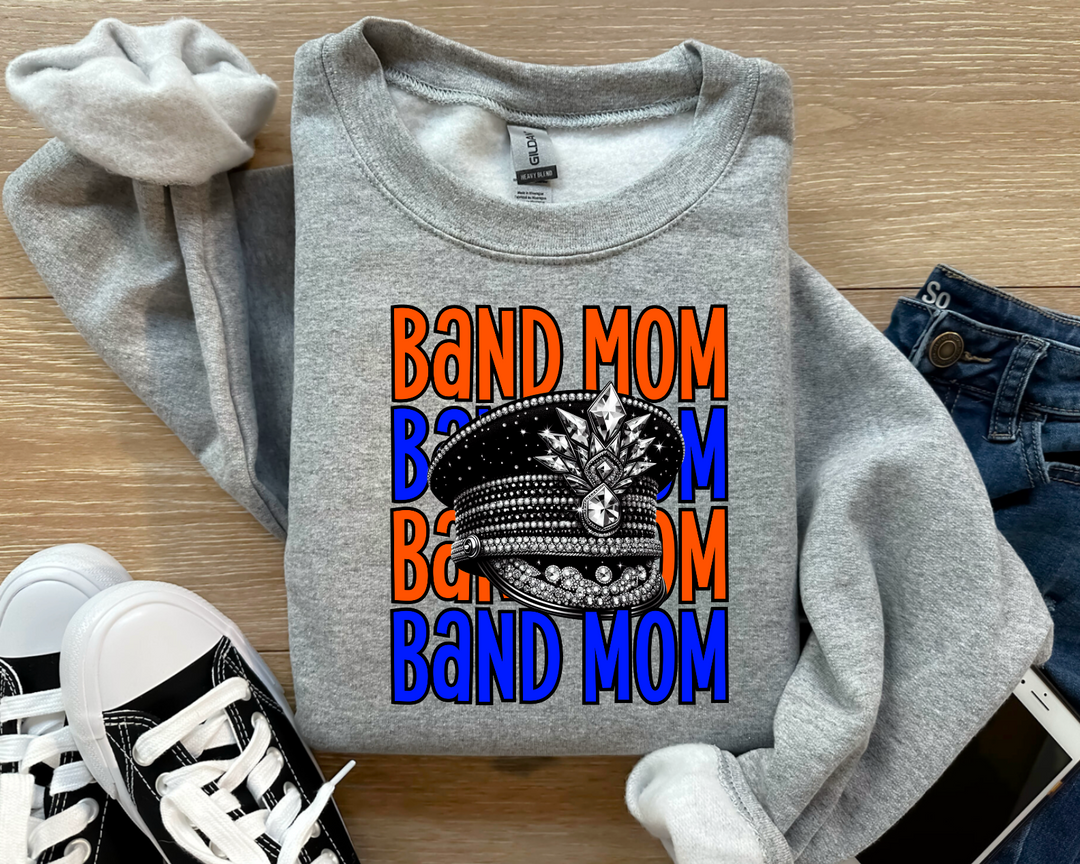 Band Mom (Orange and Blue) DTF Print