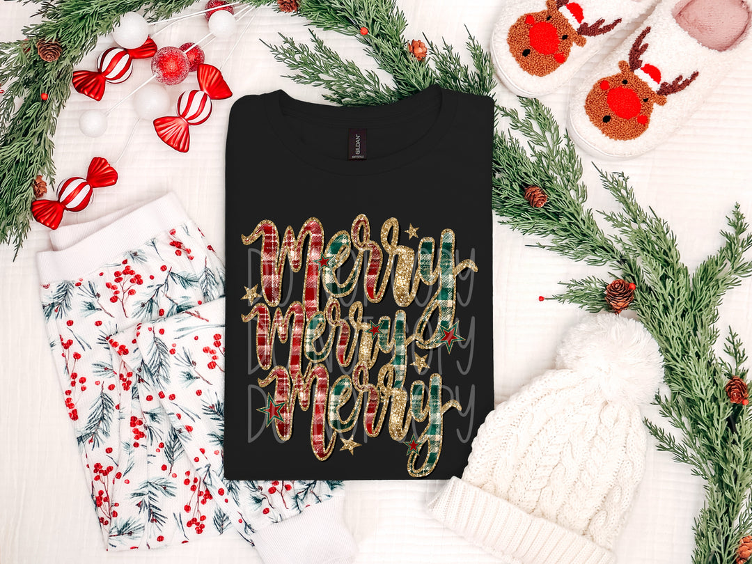 Merry Merry Merry DTF Print