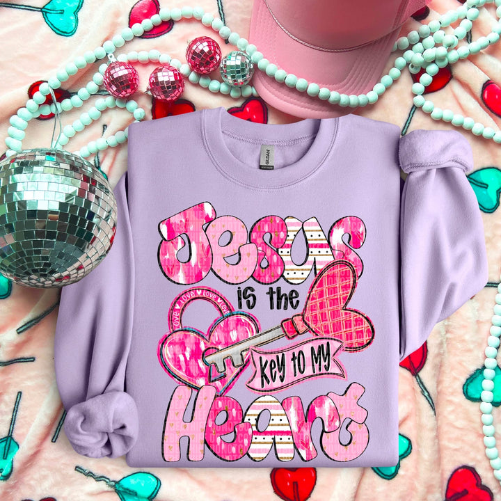 Jesus Is The Key To My Heart DTF Print