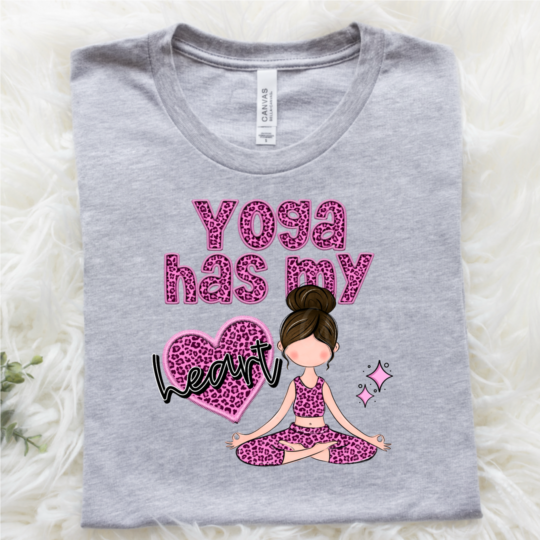 Yoga Has My Heart DTF Print