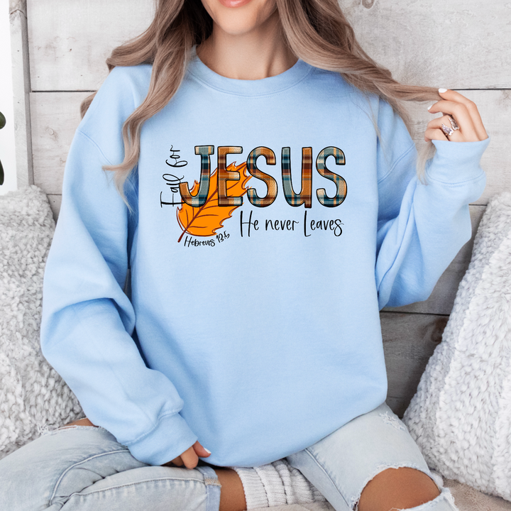 Fall For Jesus DTF Print