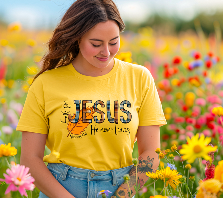 Fall For Jesus DTF Print