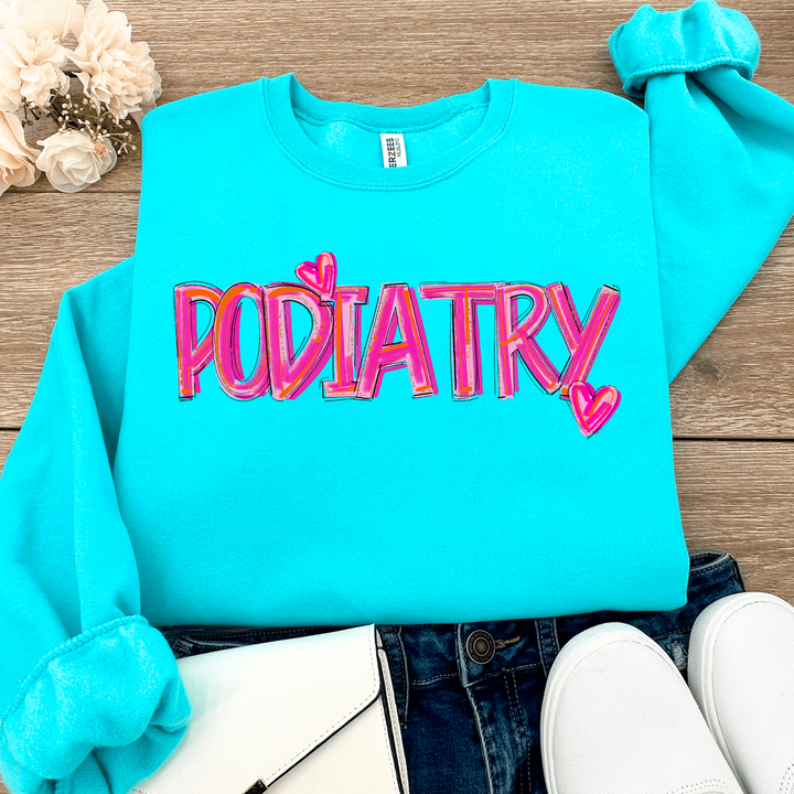 Podiatry Pink DTF Print