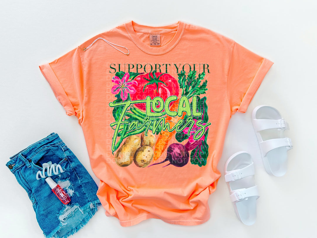 Support Your Local Farmers DTF Print
