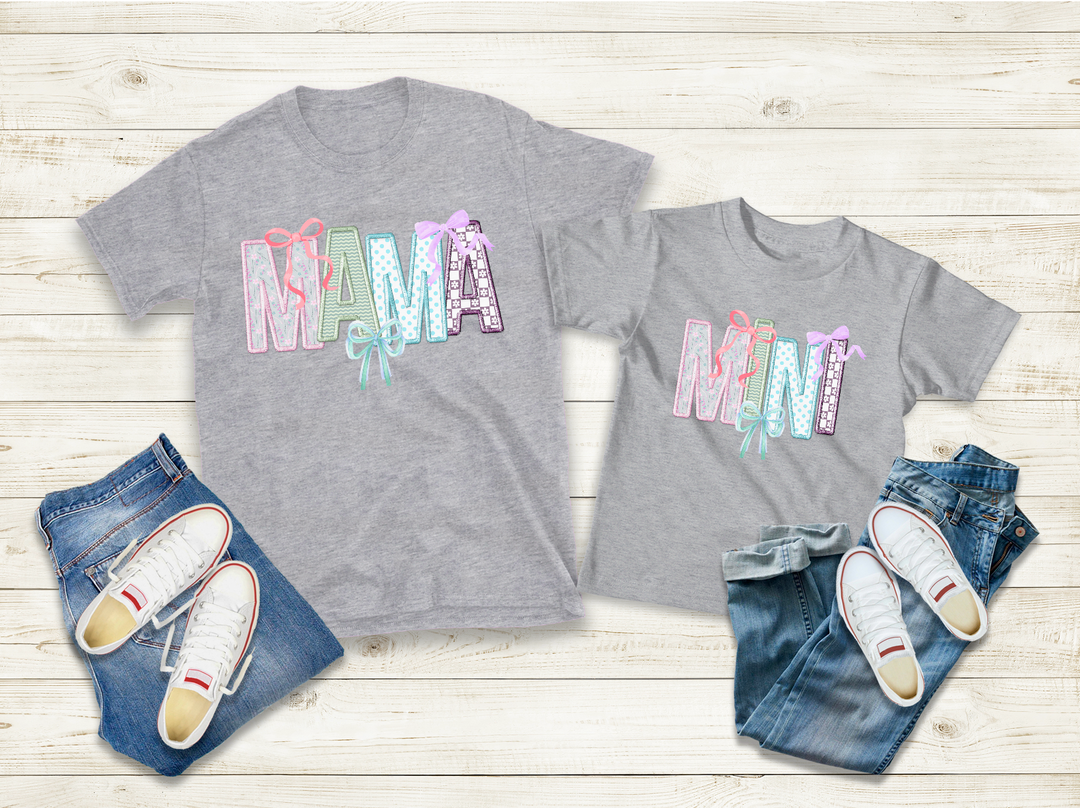 Mama and Mini Spring Bows DTF Print