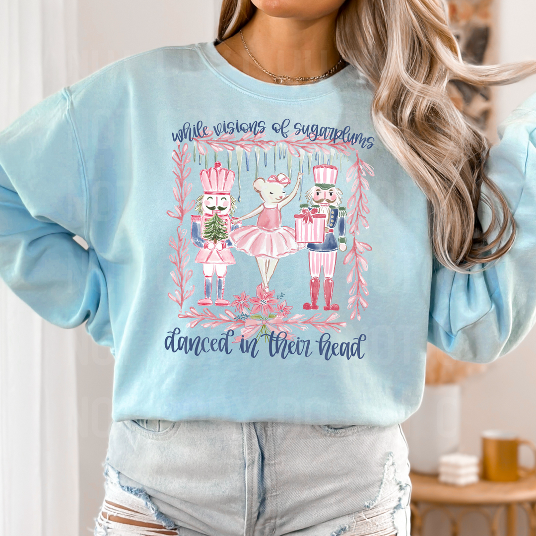 While Visions Of Sugarplums DTF Print