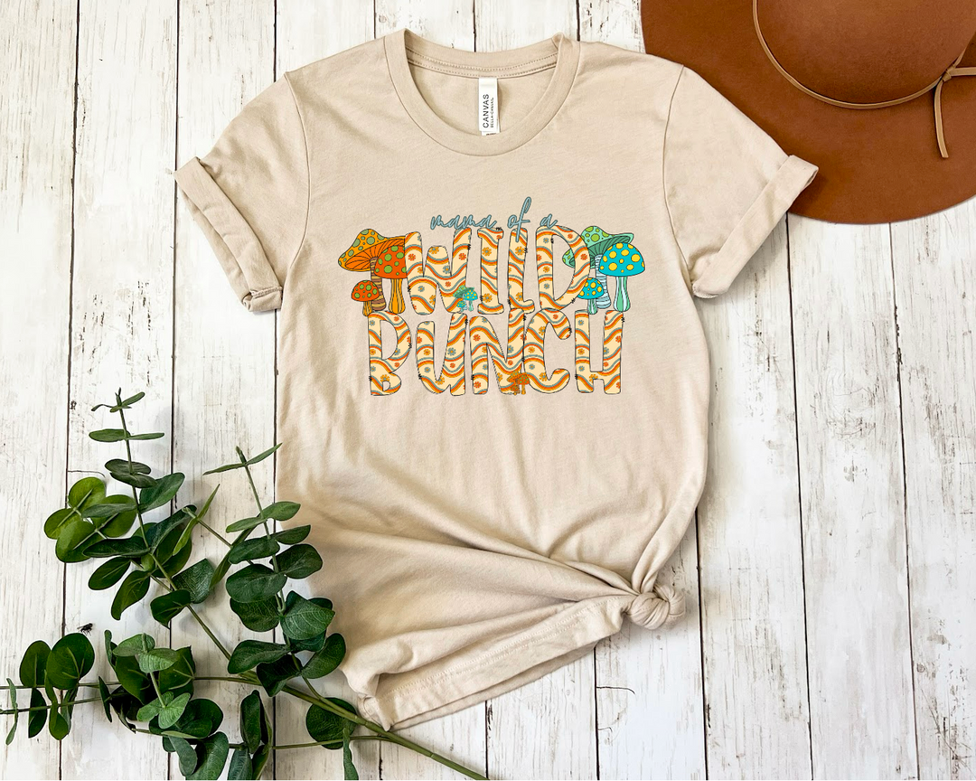 Mama Of A Wild Bunch Mushrooms DTF Print