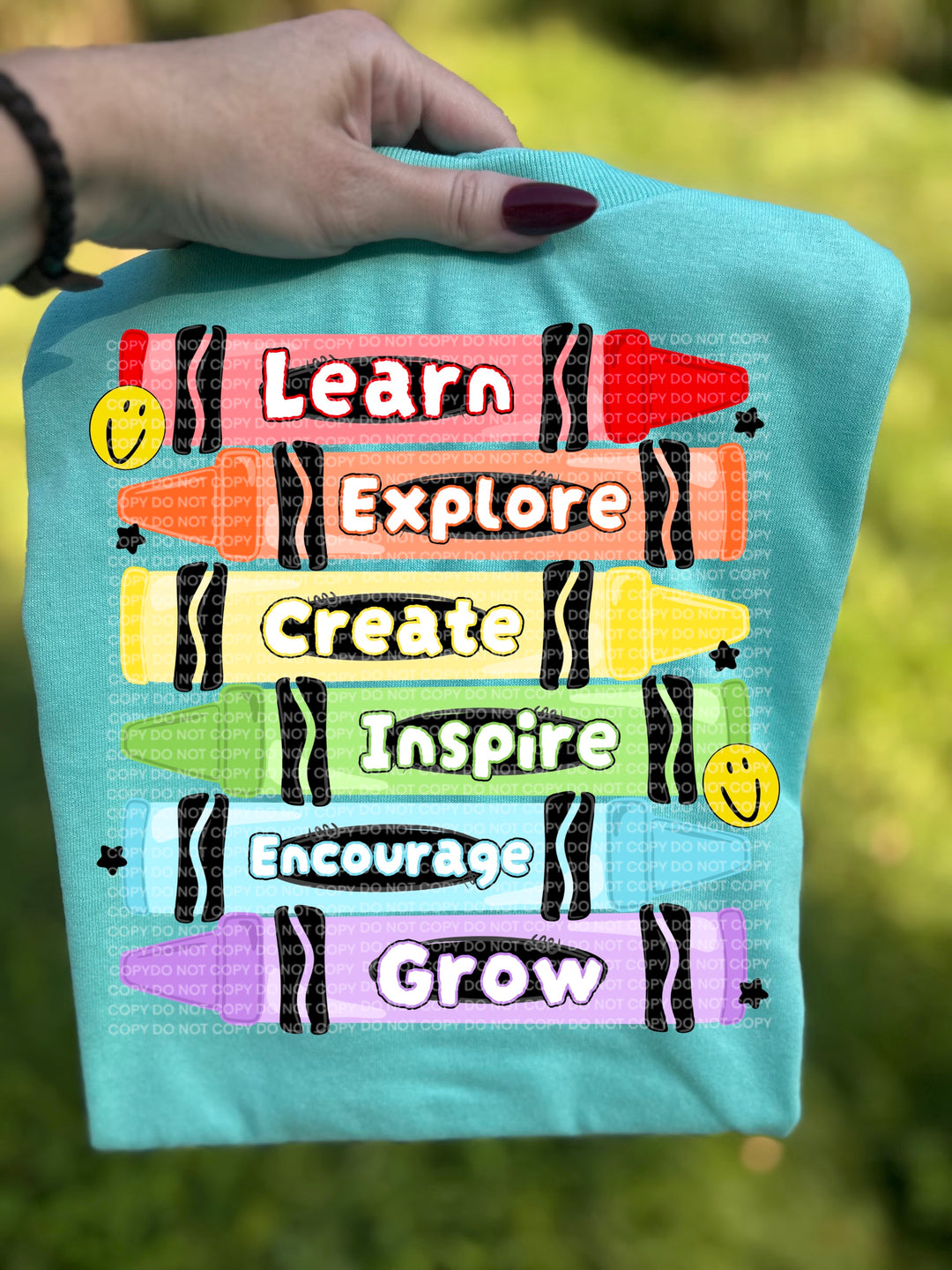Crayons DTF Print