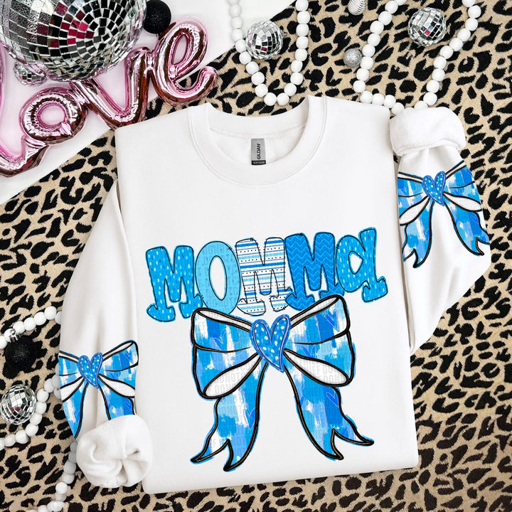 Blue Bow Names SLEEVE DTF Print