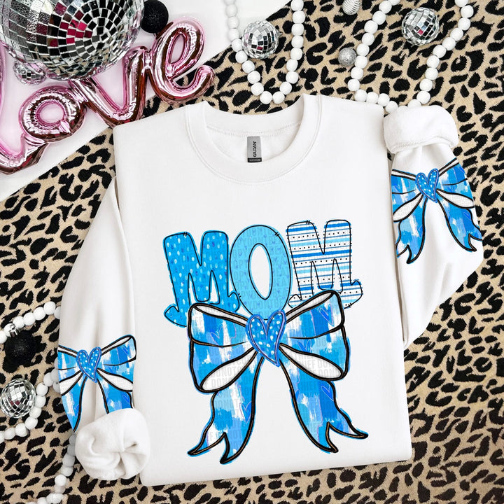 Blue Bow Names SLEEVE DTF Print