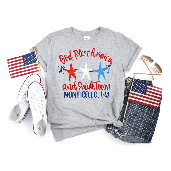 God Bless America Custom DTF Print